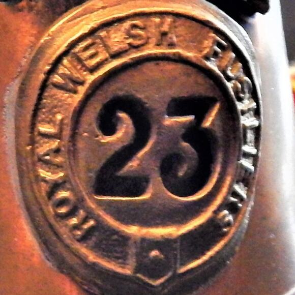 Excellent Shape Royal Welsh Fusiliers 23rd Regiment Bugle ~WW1 Museum Quality - Picture 3 of 13